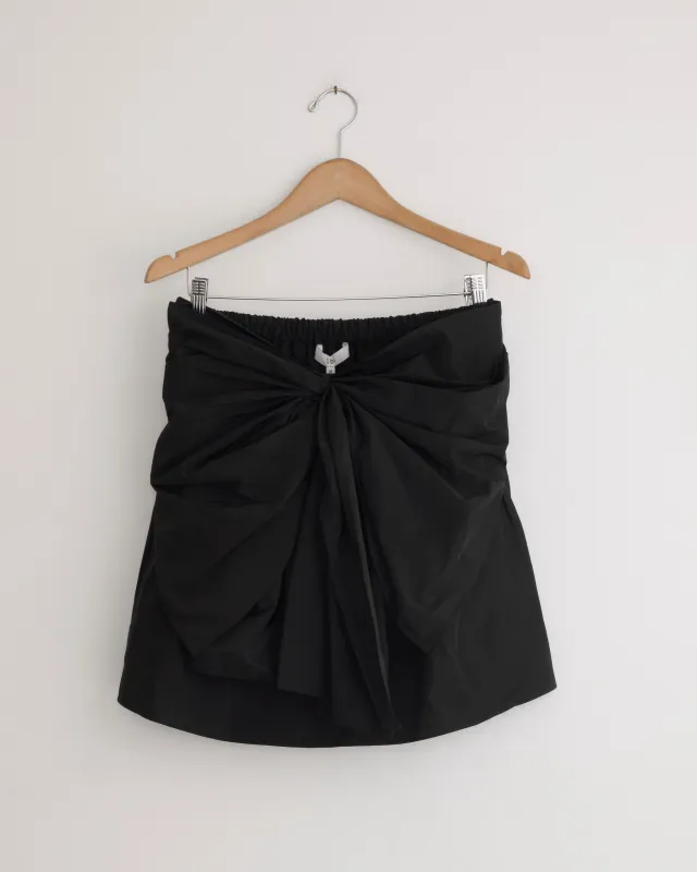 Italian Sporty Strapless Top in Black sold by Mohawk General Store