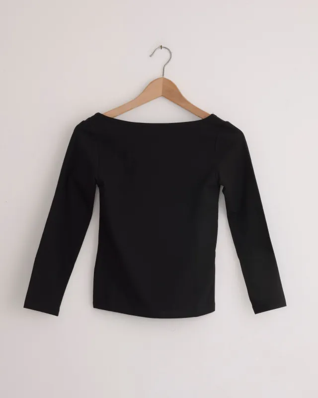 Ballerina Top in Jet Black sold by Mohawk General Store
