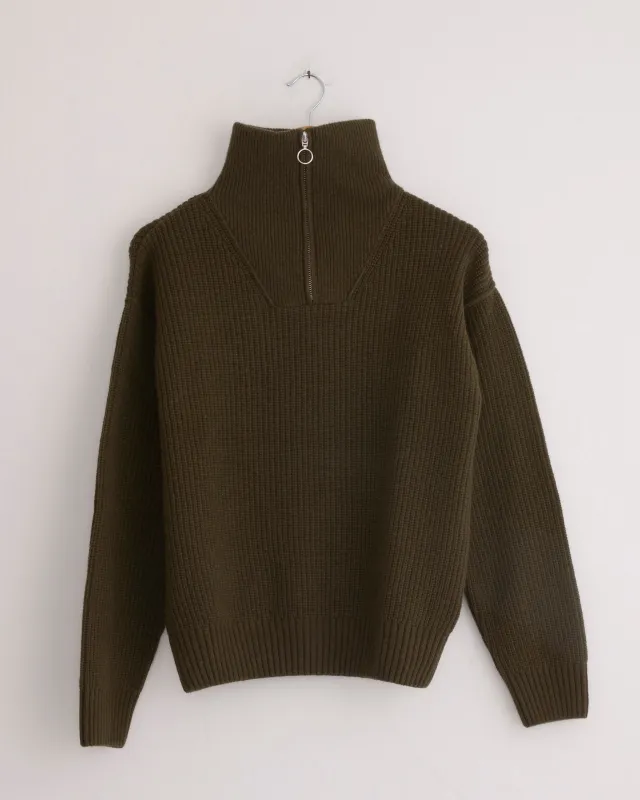 Fly Deck Sweater in Canteen sold by Mohawk General Store
