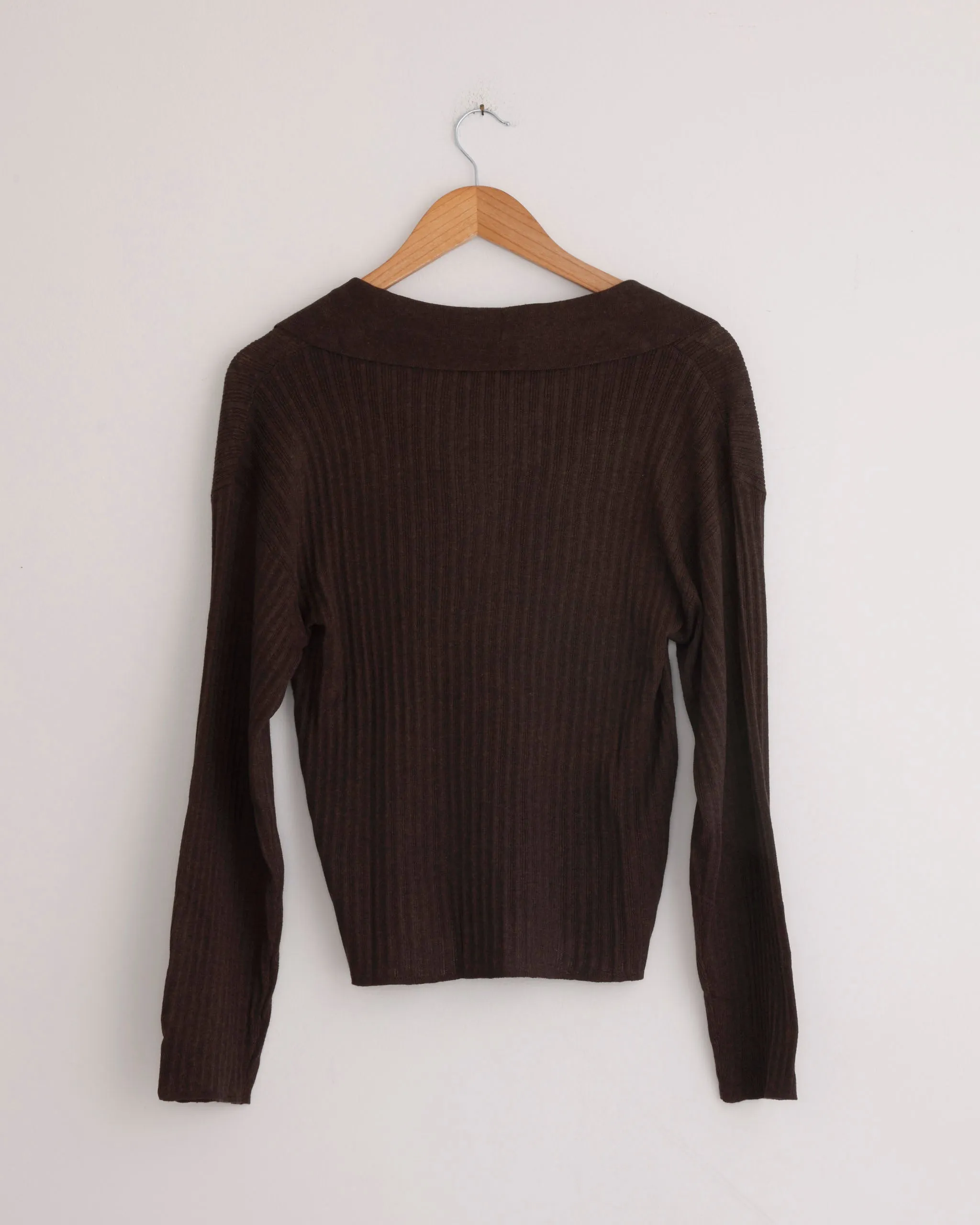 Polo Knit in Dark Almond sold by Mohawk General Store product image thumbnail 3