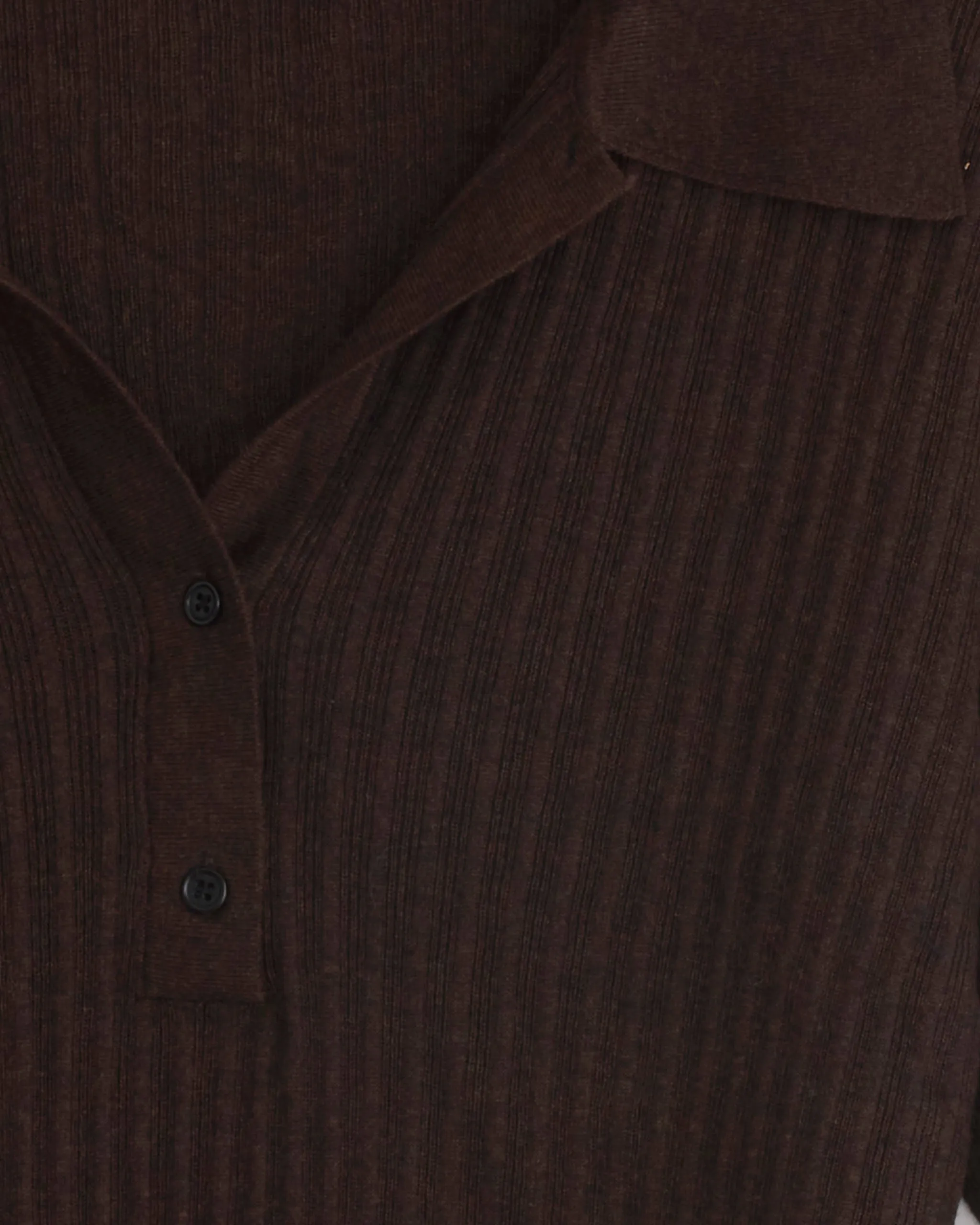 Polo Knit in Dark Almond sold by Mohawk General Store product image thumbnail 2