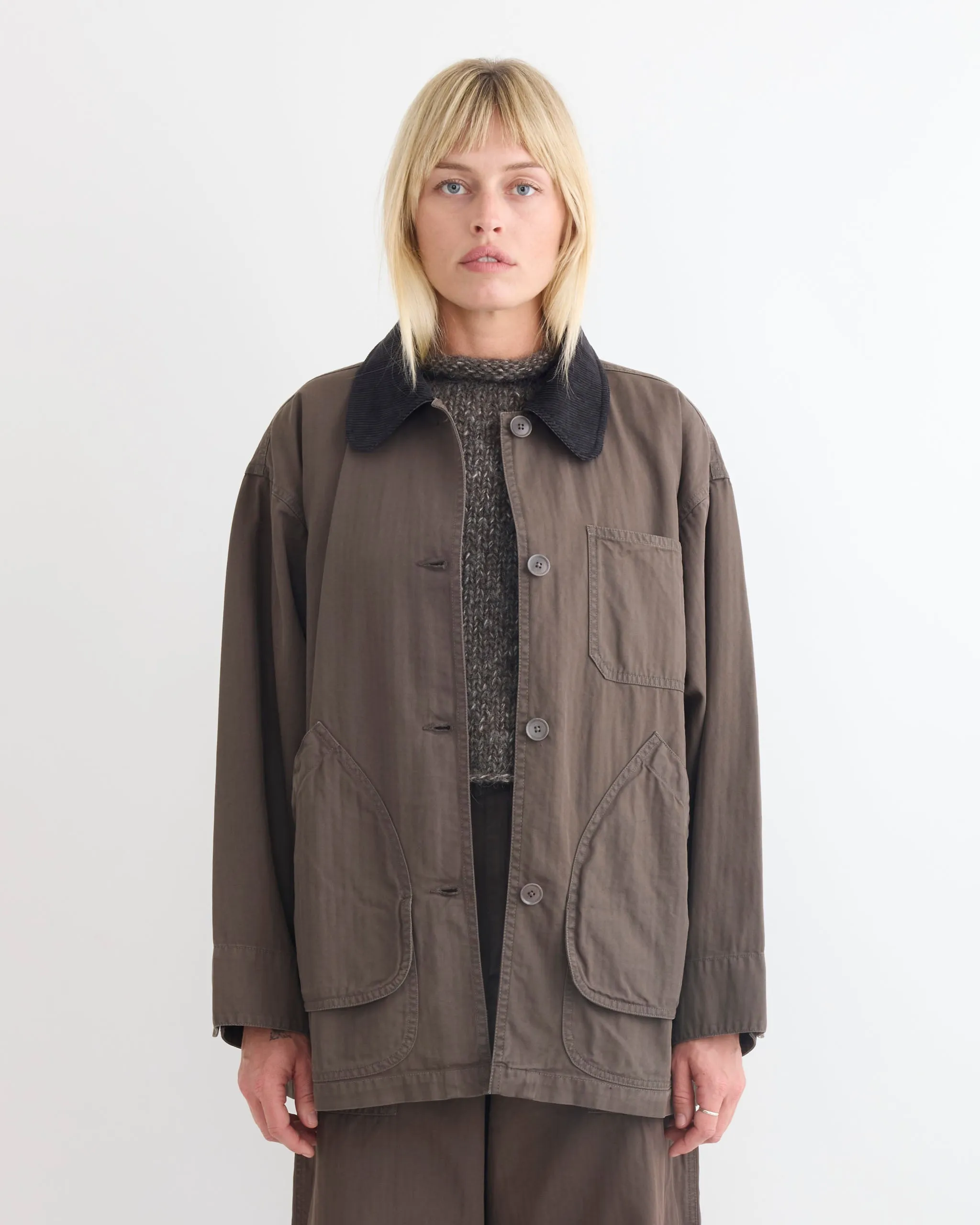 Painter Coat in Ermine sold by Mohawk General Store