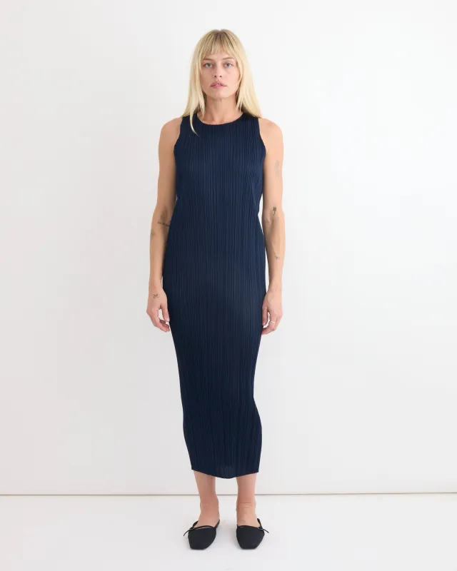 NC Basics 4 Dress in Navy sold by Mohawk General Store