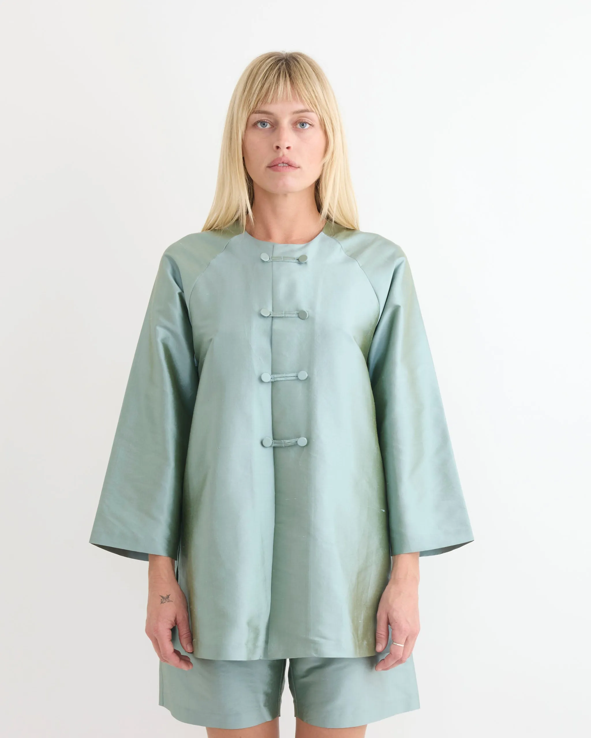 Luc Jacket in Mint Taffeta sold by Mohawk General Store