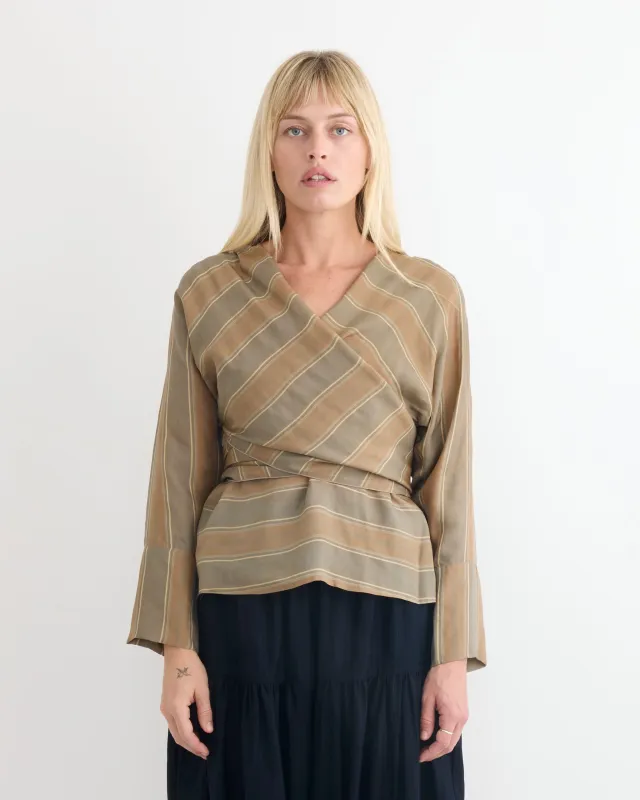 Fiona Top in Tie Stripe sold by Mohawk General Store