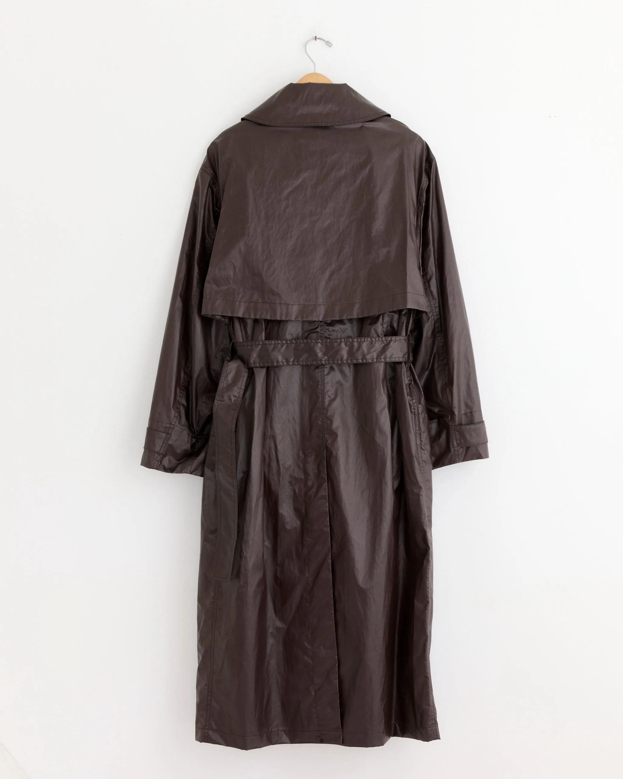 Trench Coat in Dark Cherry sold by Mohawk General Store product image thumbnail 2