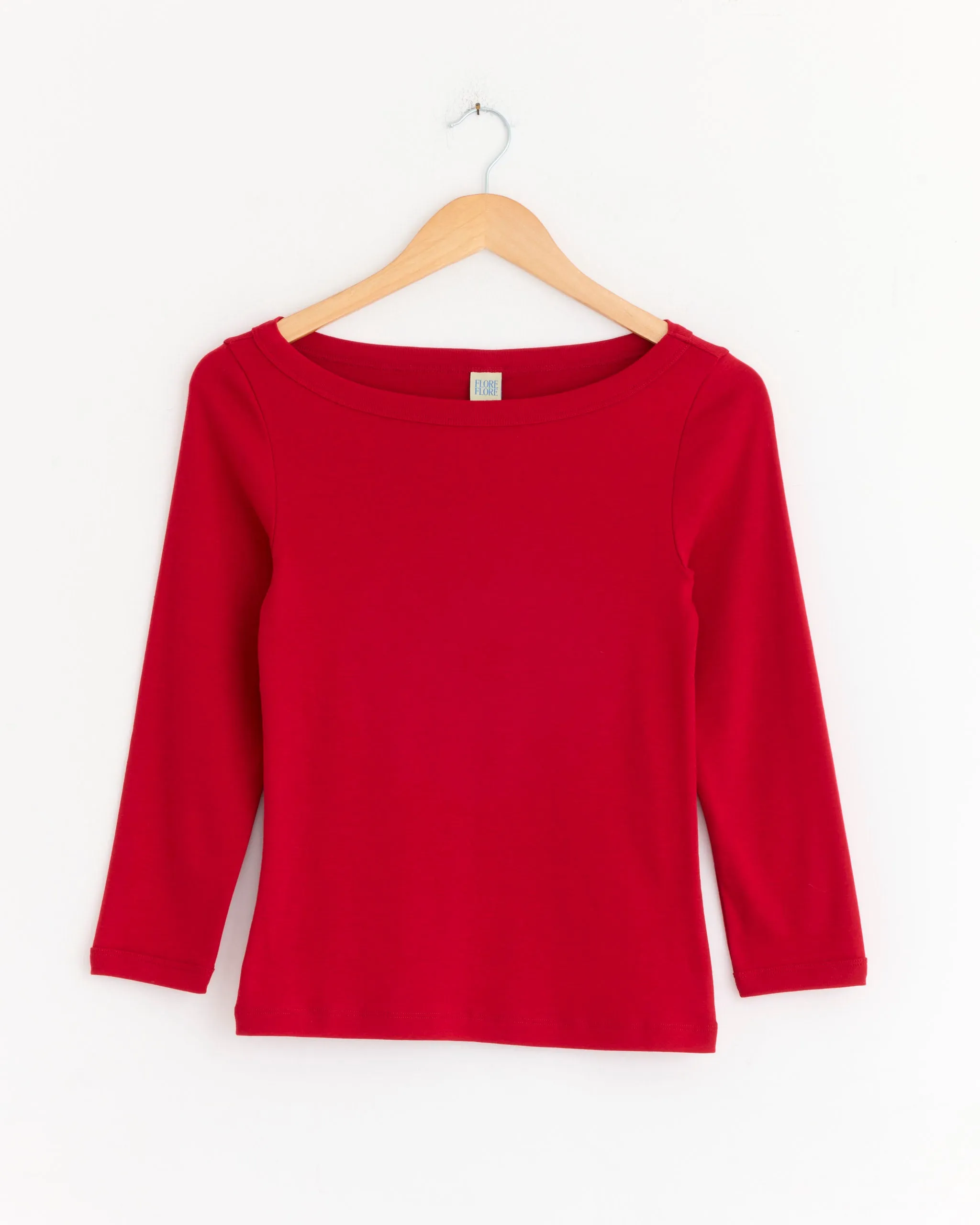 Steffi Long Sleeve Tee in Red sold by Mohawk General Store