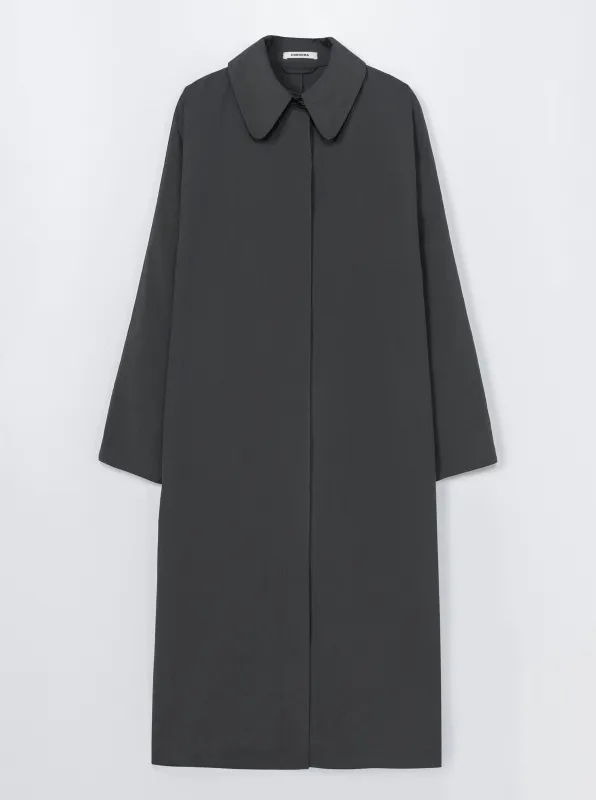 Batwing Trench Coat in Ebony made by Cordera