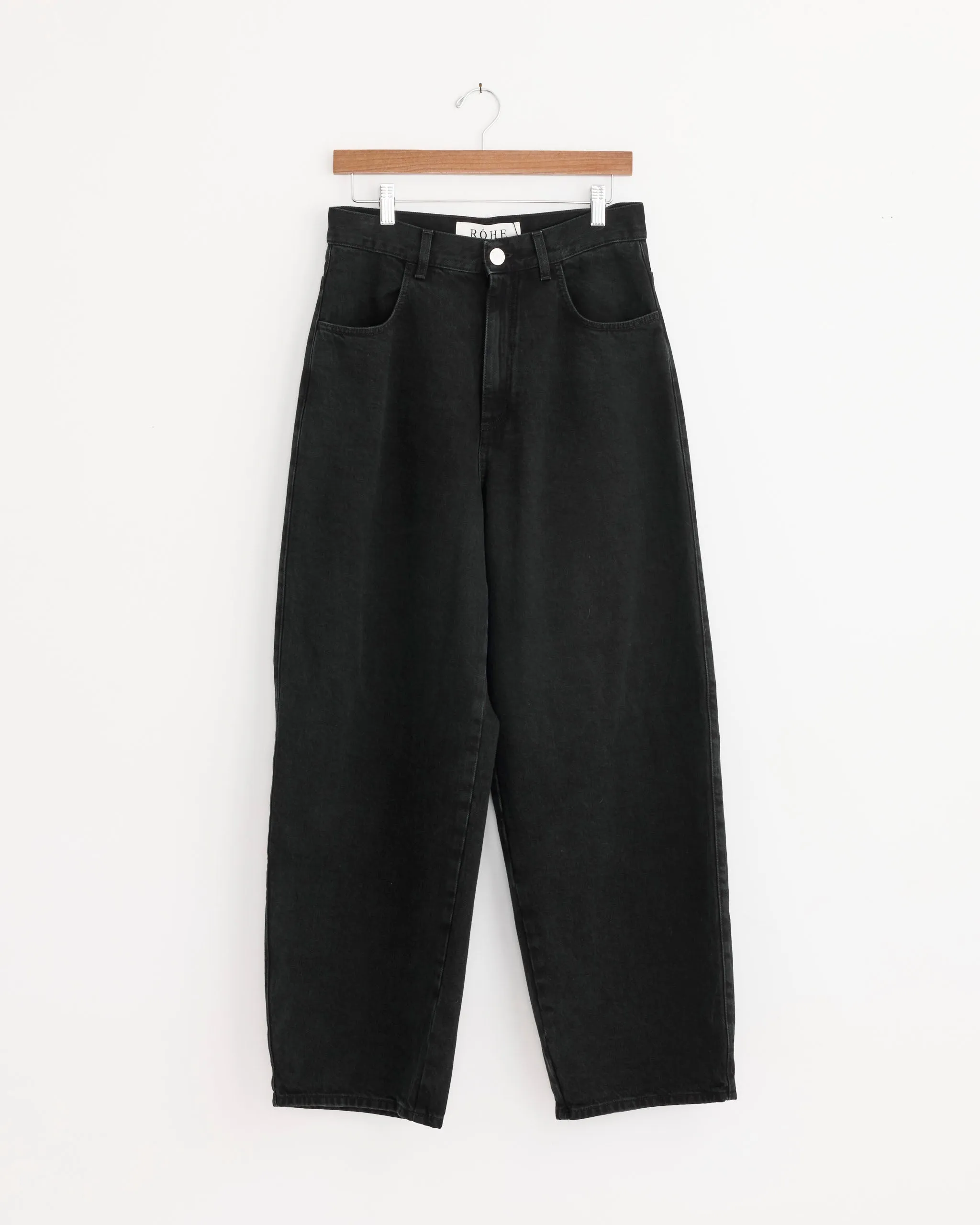 Barrel Leg Jean in Black sold by Mohawk General Store