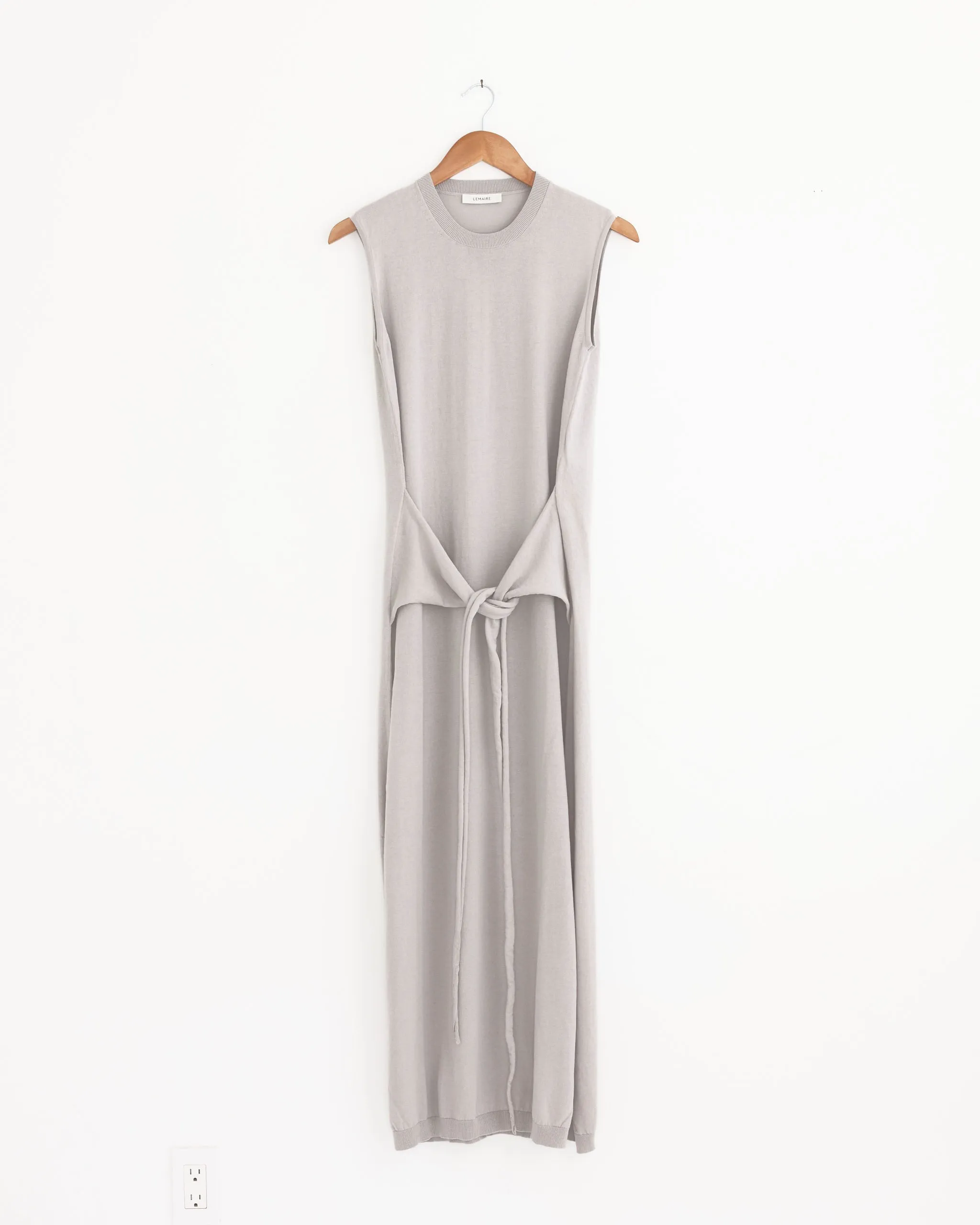 Sleeveless Knotted Dress in Mist sold by Mohawk General Store