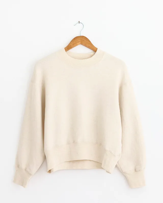 Half Mock Sweatshirt in Undyed sold by Mohawk General Store