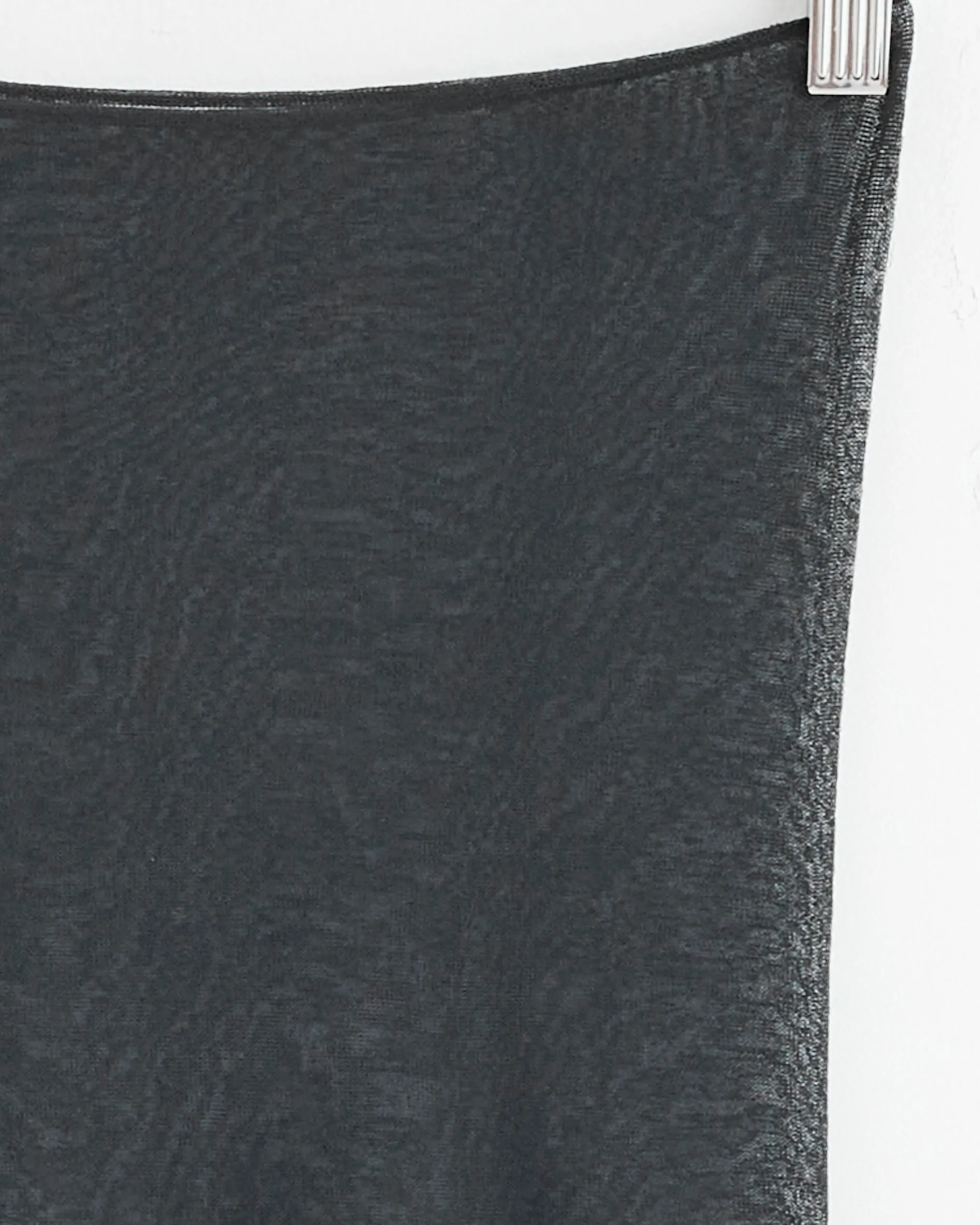 Knit Sheer Bandeau Dress in Charcoal sold by Mohawk General Store product image thumbnail 2