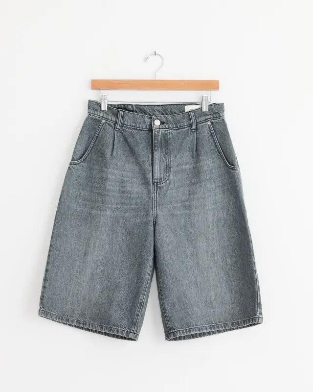 Rivet Short in Stonewashed Grey sold by Mohawk General Store