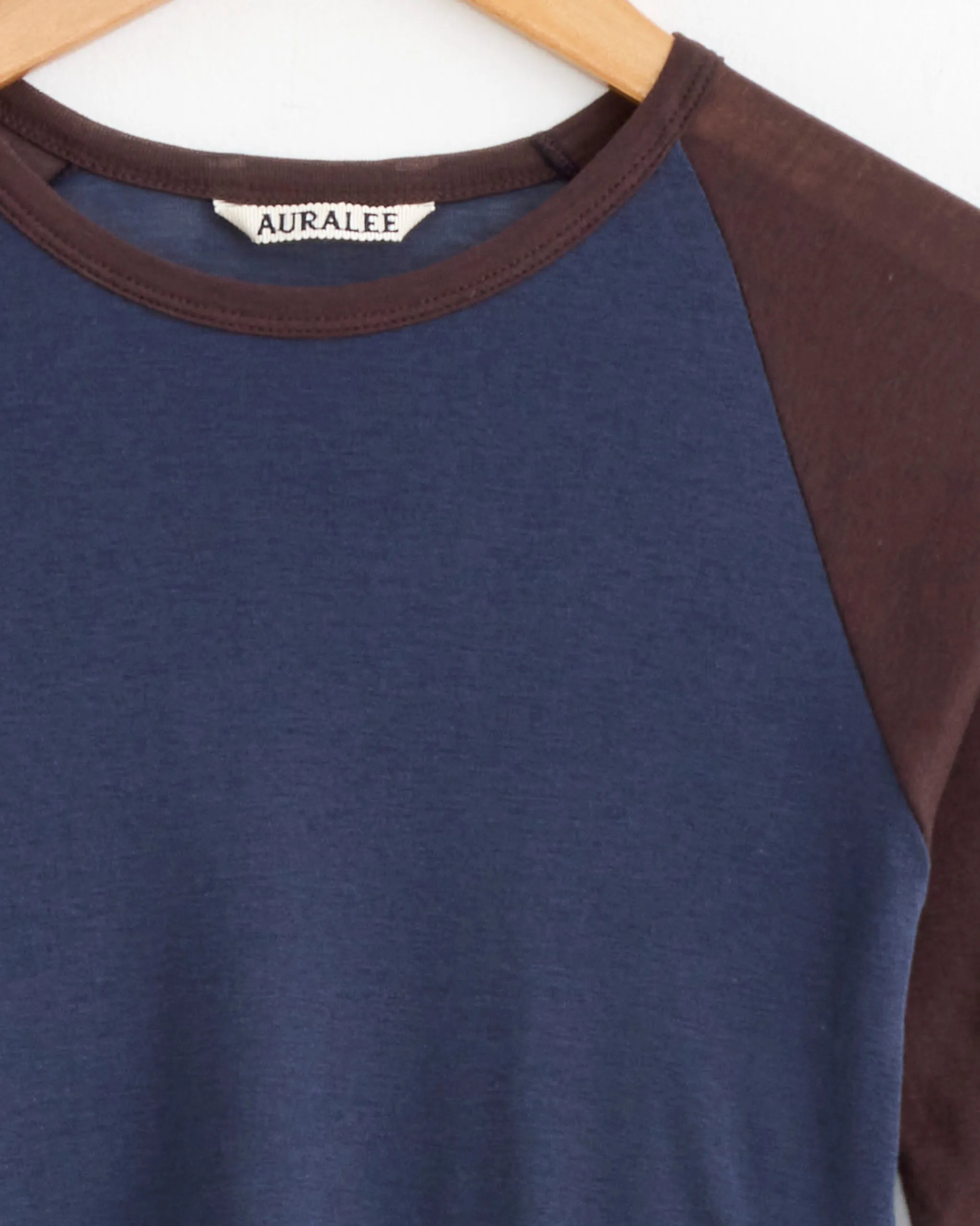 Super High Gauge Sheer Pullover in Navy/Dark Brown sold by Mohawk General Store product image thumbnail 2