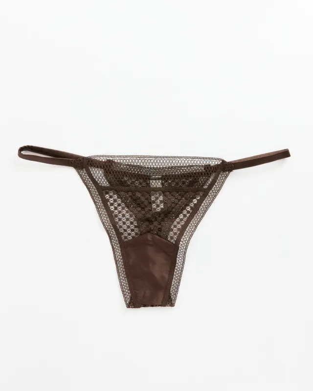 Bella Thong in Turkish Coffee sold by Mohawk General Store