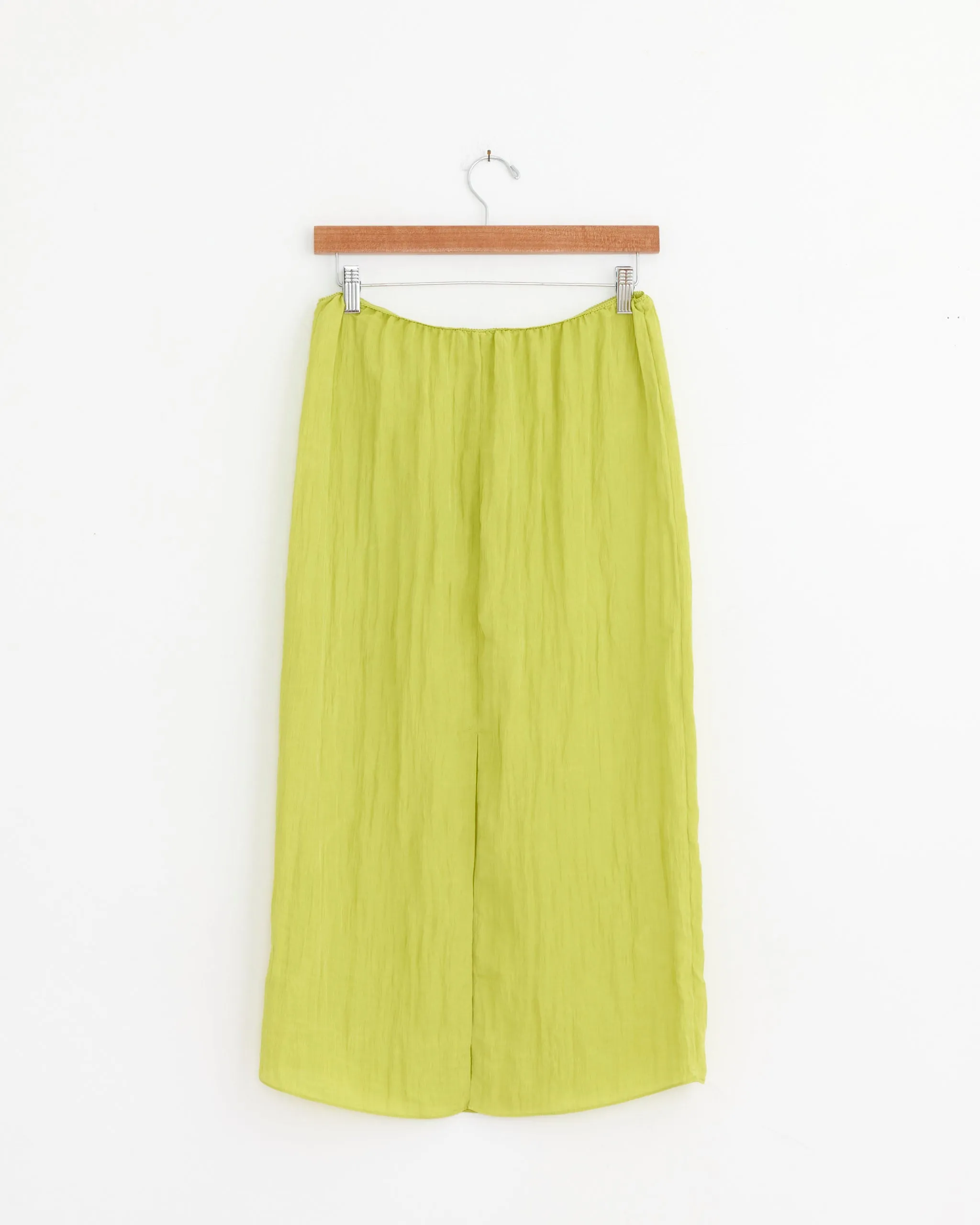 The Crinkle Slip Skirt in Pea Pod sold by Mohawk General Store product image thumbnail 3