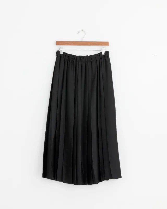 Feather Weight Pleated Pull On Skirt in Black sold by Mohawk General Store