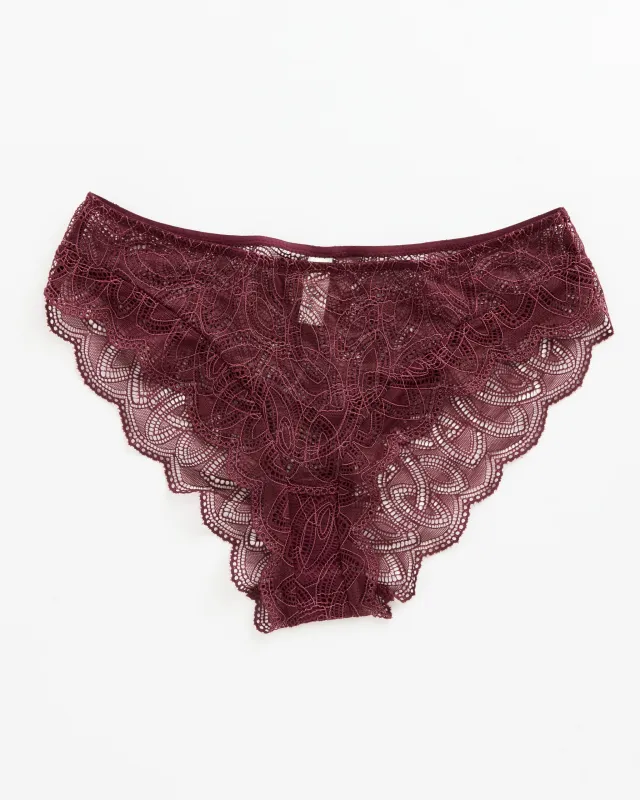 Dahlia Brief in Cherry Lacquer sold by Mohawk General Store
