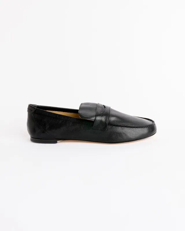 Penny Loafer in Black sold by Mohawk General Store