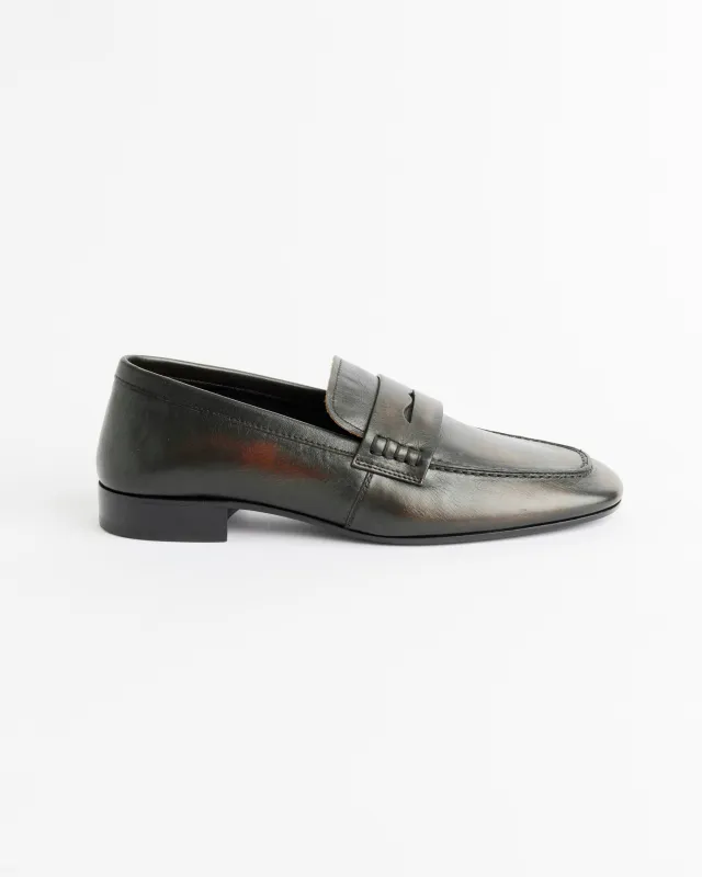 Leather Loafer in Tan made by Dries Van Noten