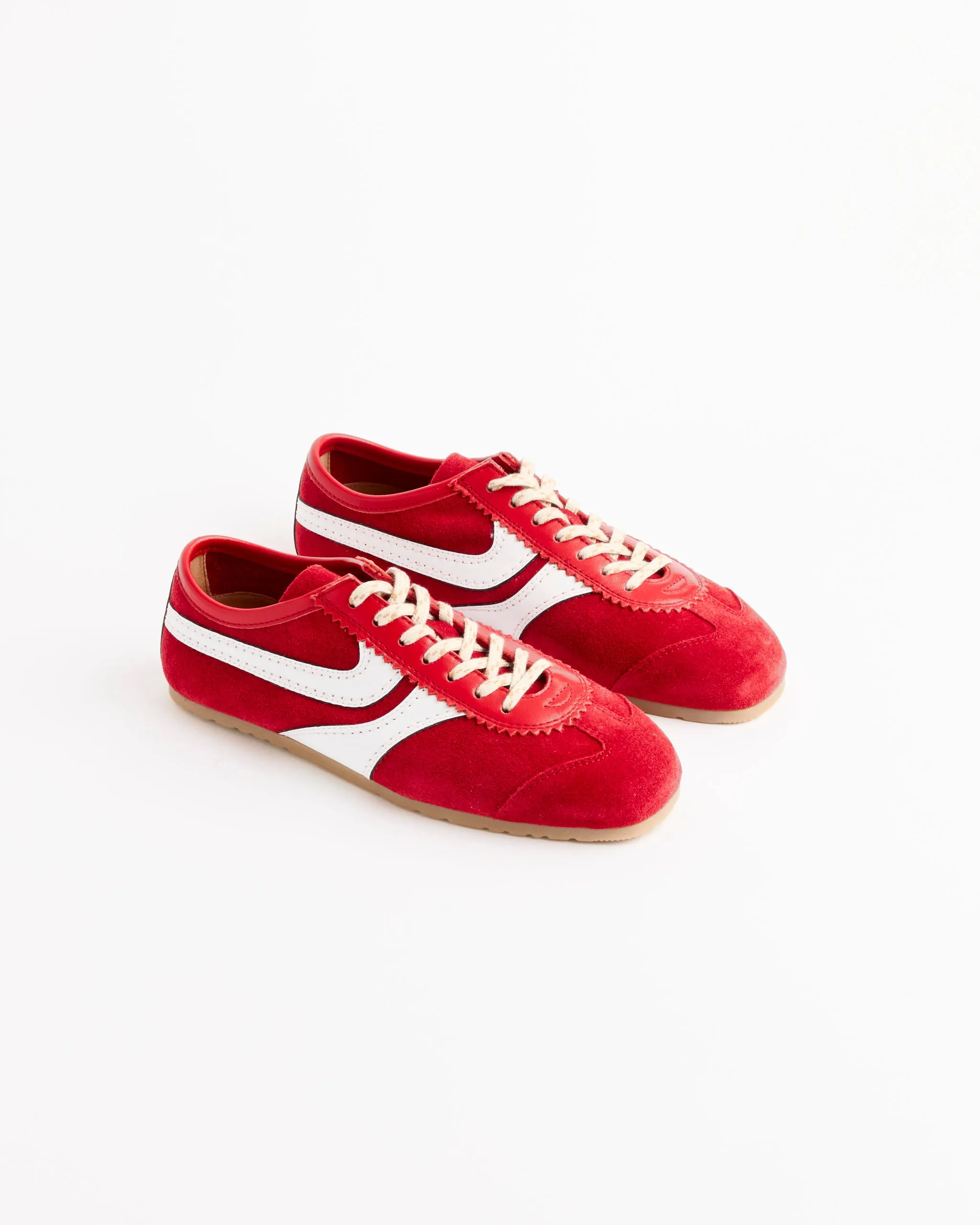 Suede Sneaker in Red sold by Mohawk General Store product image thumbnail 2