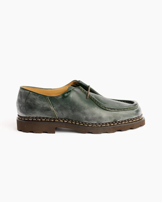 Michael Lace Up Shoe in Lisse Vert sold by Mohawk General Store