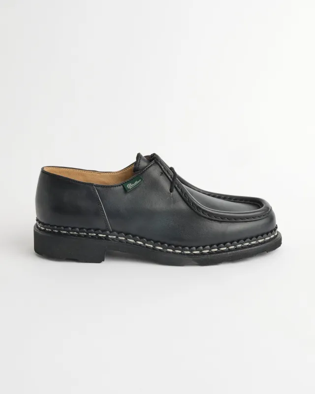 Michael Derby Shoe in Lisse Noir sold by Mohawk General Store