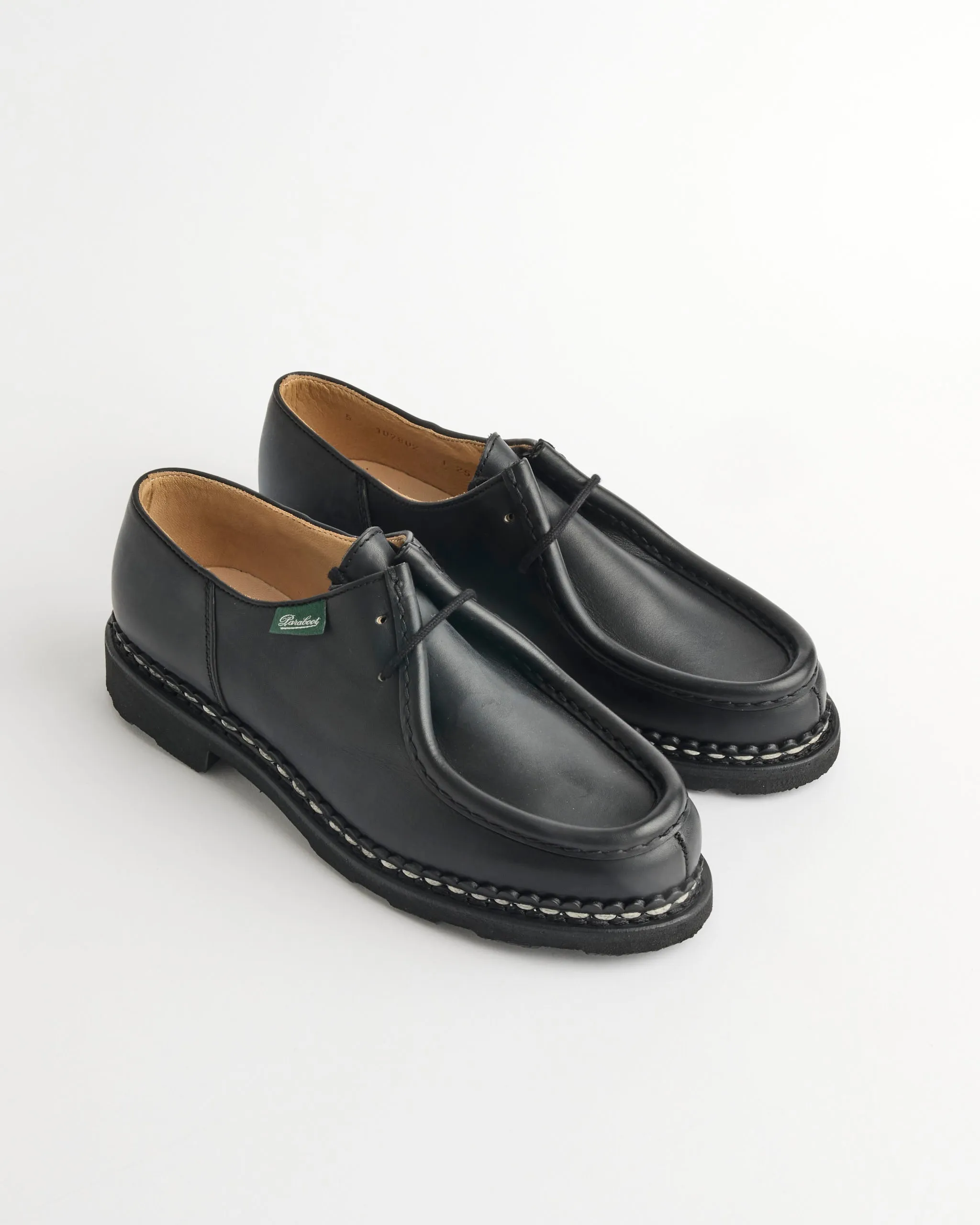 Michael Derby Shoe in Lisse Noir sold by Mohawk General Store product image thumbnail 2