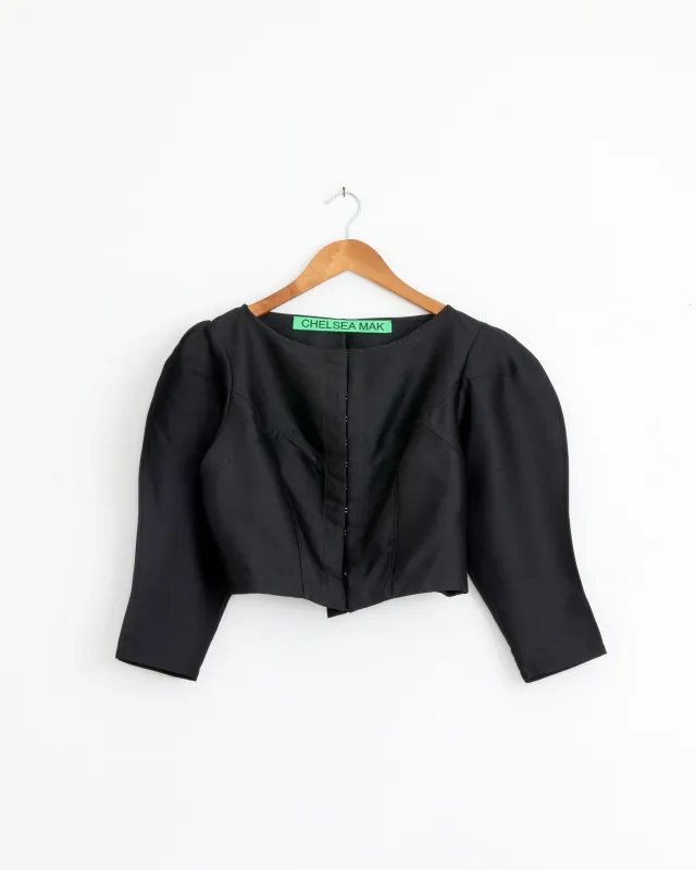 Palace Jacket in Black made by CHELSEA MAK
