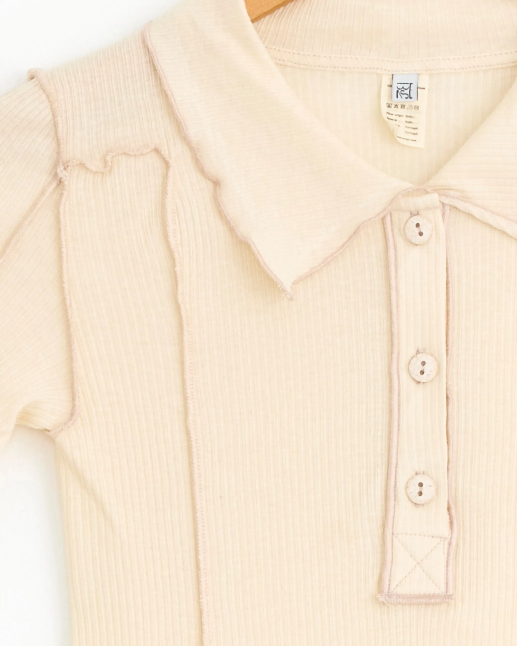 Omato Polo Tee Shirt in Off White sold by Mohawk General Store product image thumbnail 3