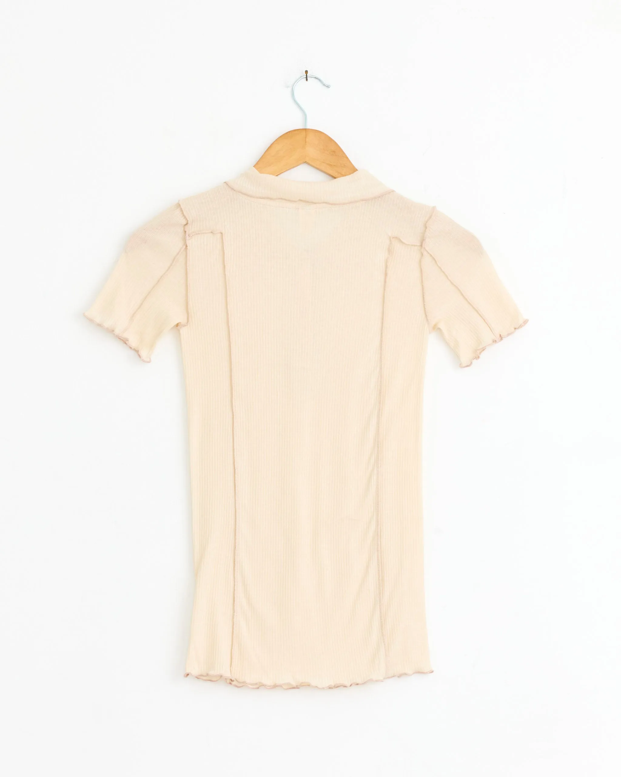Omato Polo Tee Shirt in Off White sold by Mohawk General Store product image thumbnail 2
