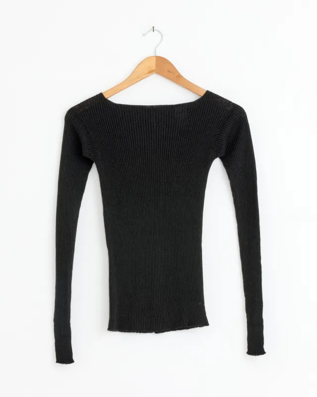 Oder L/S Top in Black sold by Mohawk General Store