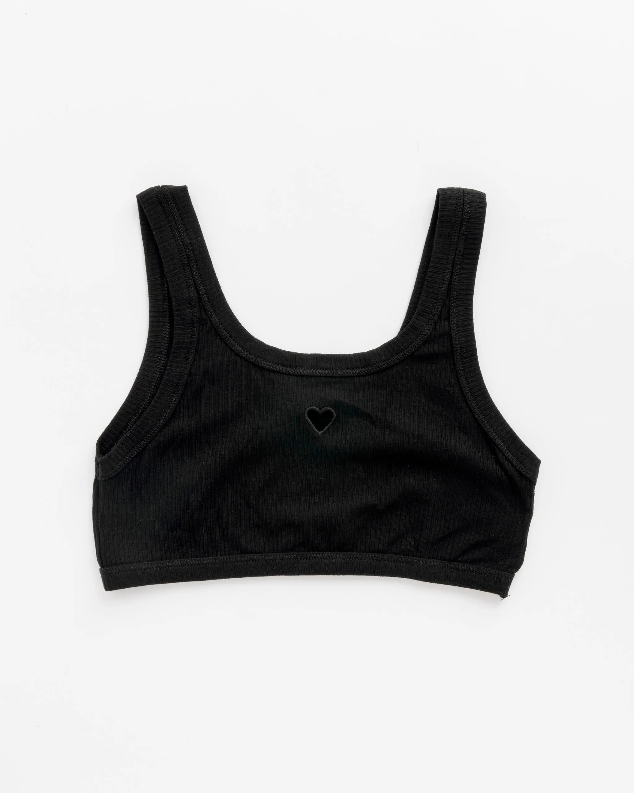Heart Bra in Black sold by Mohawk General Store product image thumbnail 2