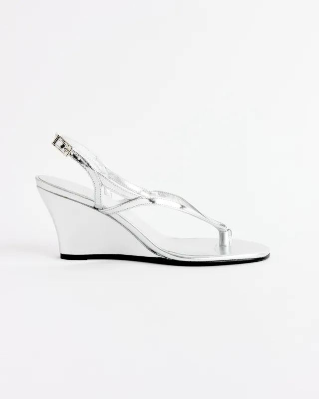 Sandal Wedge in Silver made by Gimaguas