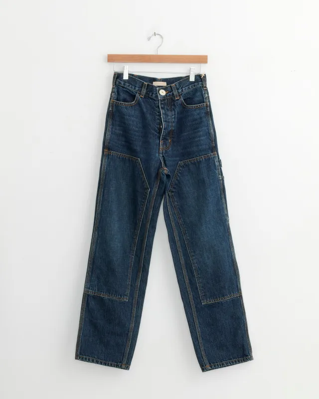 Patchfront Handy Pant in Medium Roast made by Jesse Kamm