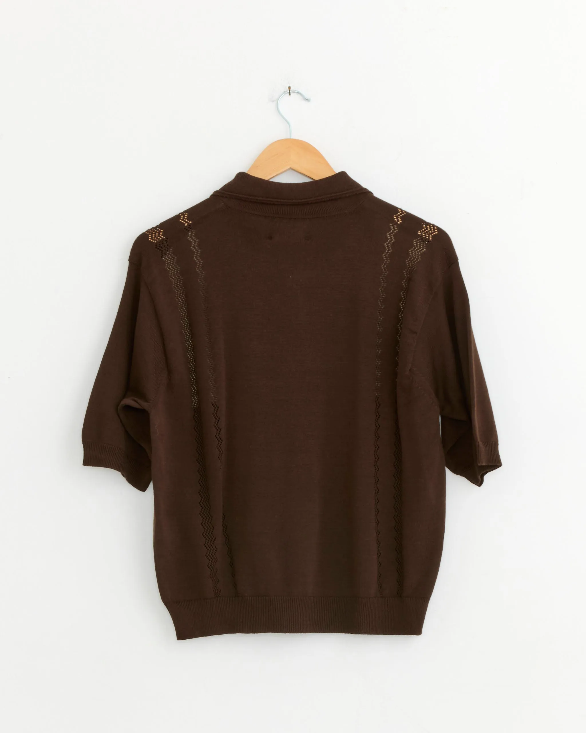 Colorblock Polo in Brown sold by Mohawk General Store product image thumbnail 3