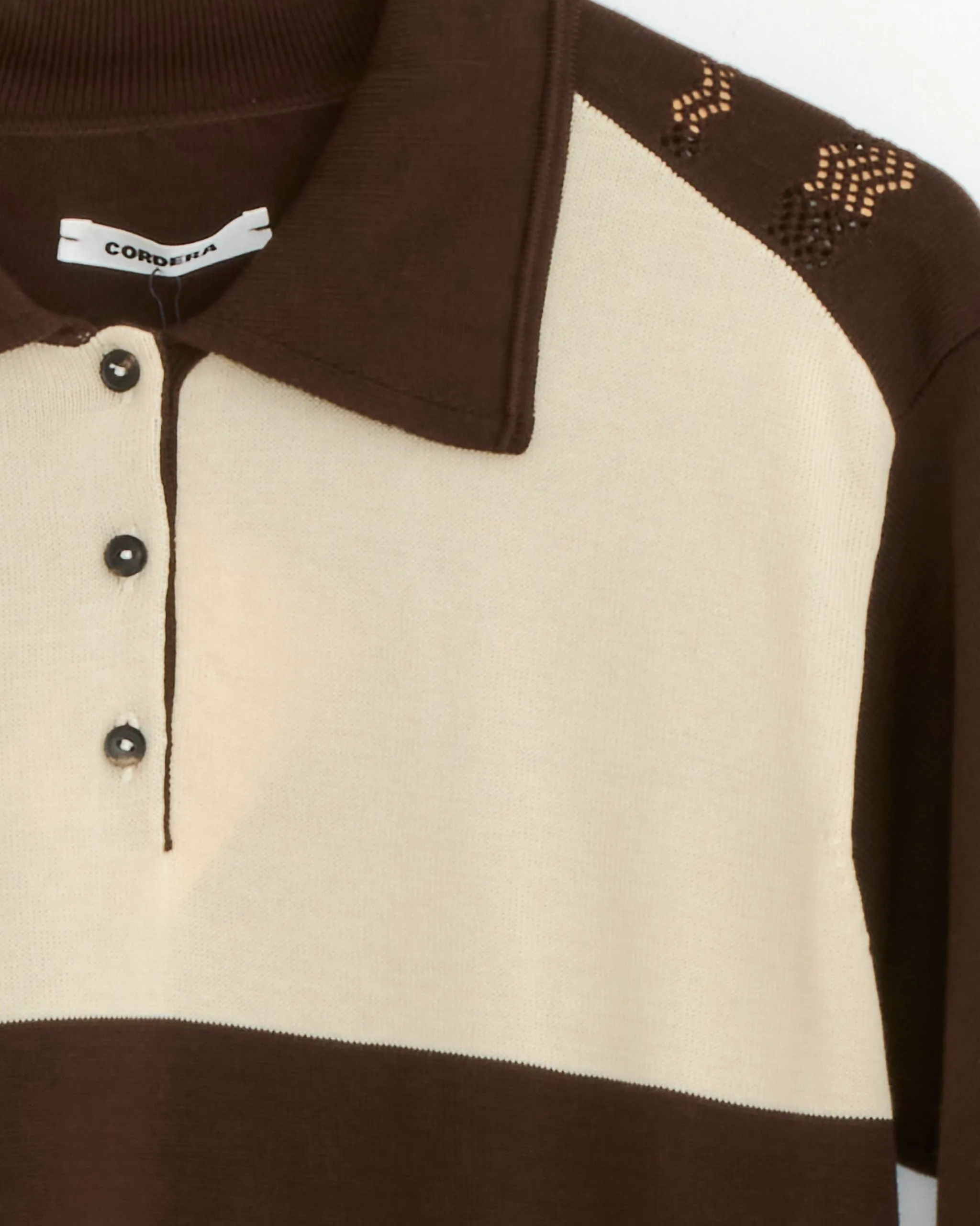 Colorblock Polo in Brown sold by Mohawk General Store product image thumbnail 2