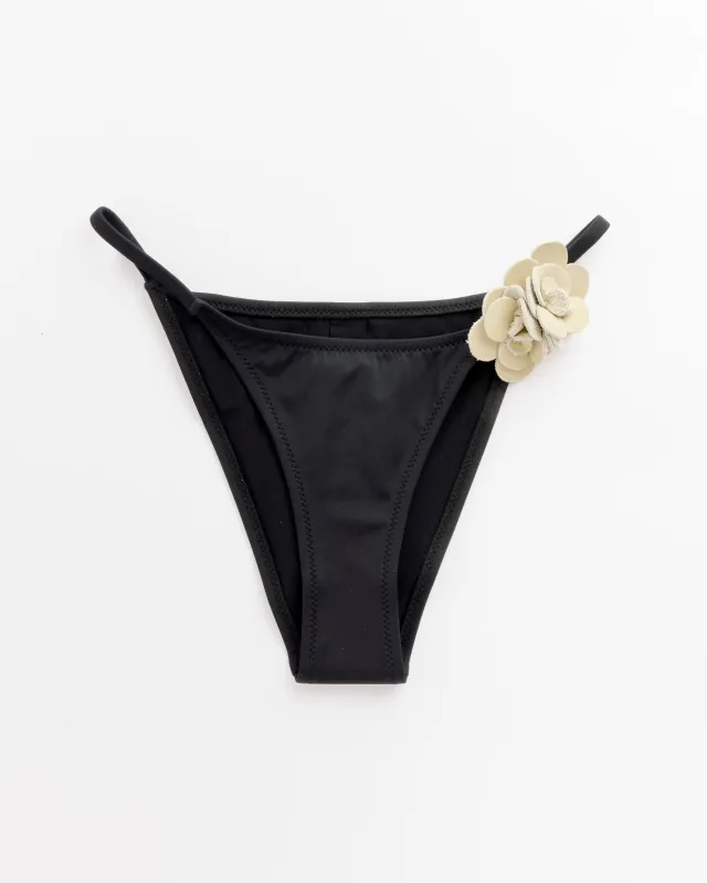 Adina Bottom Swimsuit in Black made by Paloma Wool
