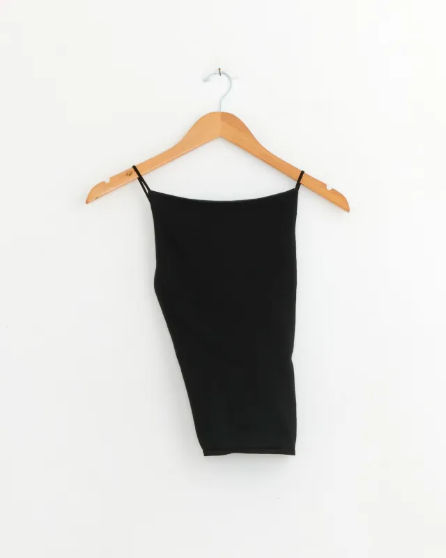 Twist Back Knit Top in Black made by St. Agni