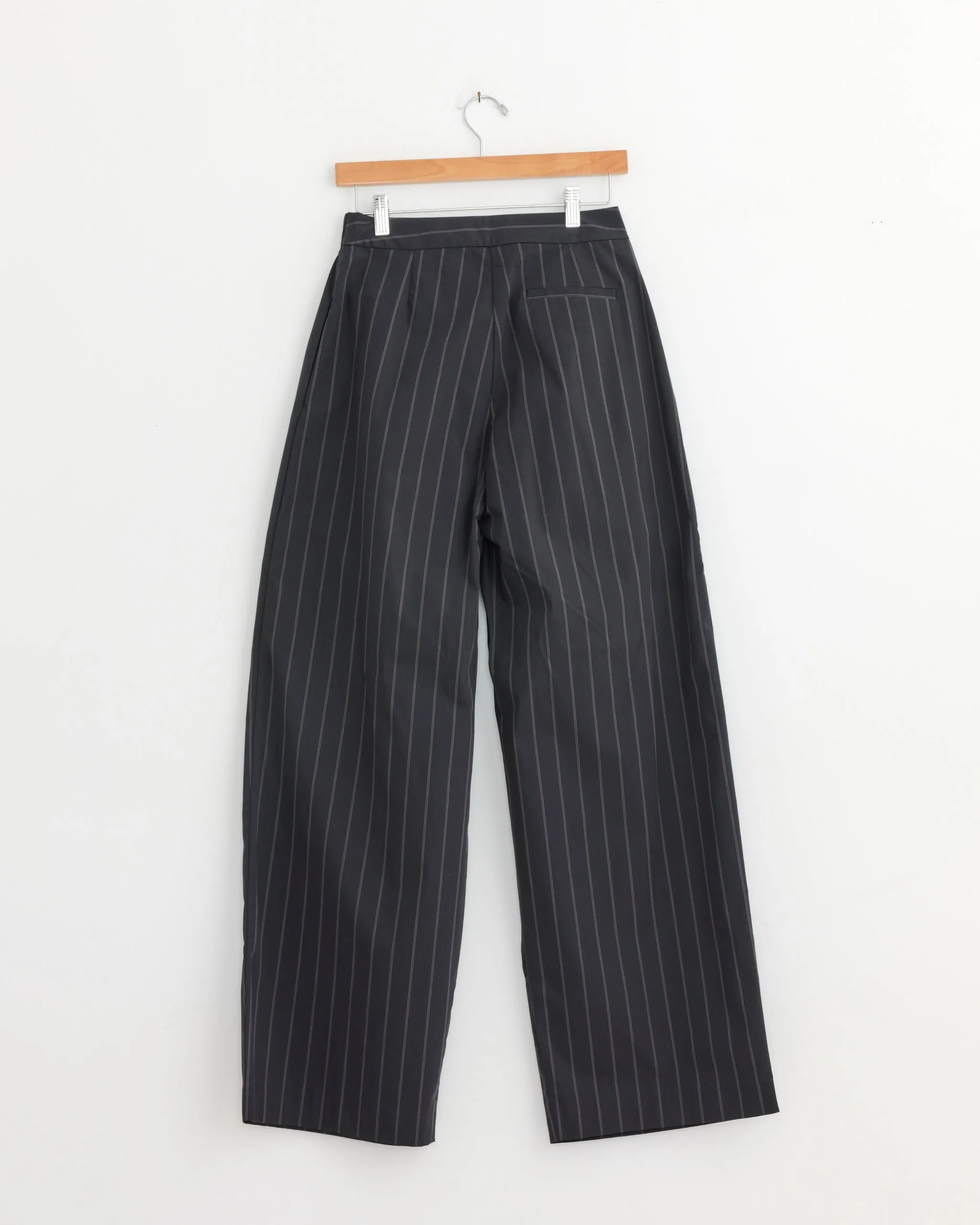 Relaxed Pleat Pant in Ink Stripe sold by Mohawk General Store product image thumbnail 3