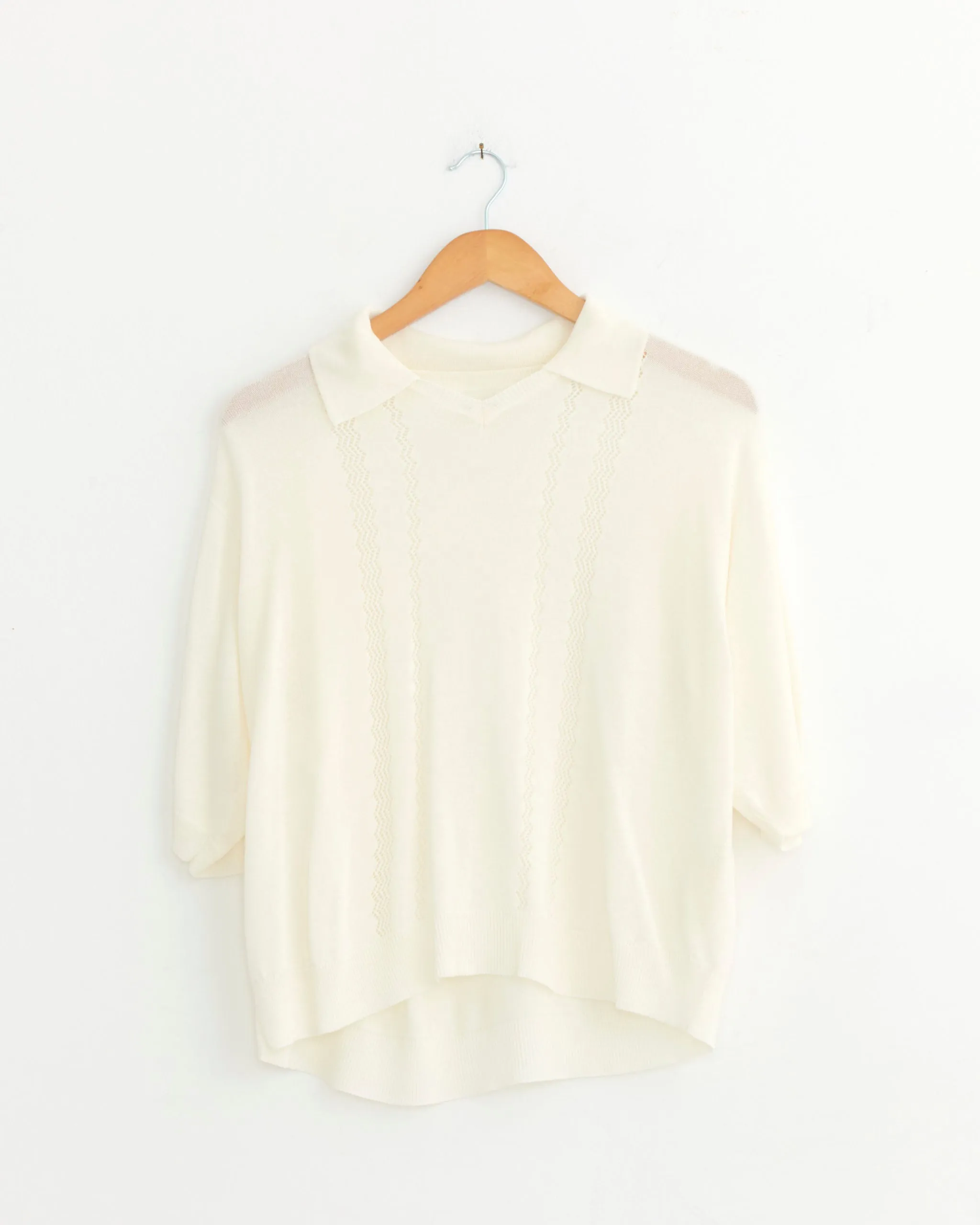 Lace Polo in Garza sold by Mohawk General Store