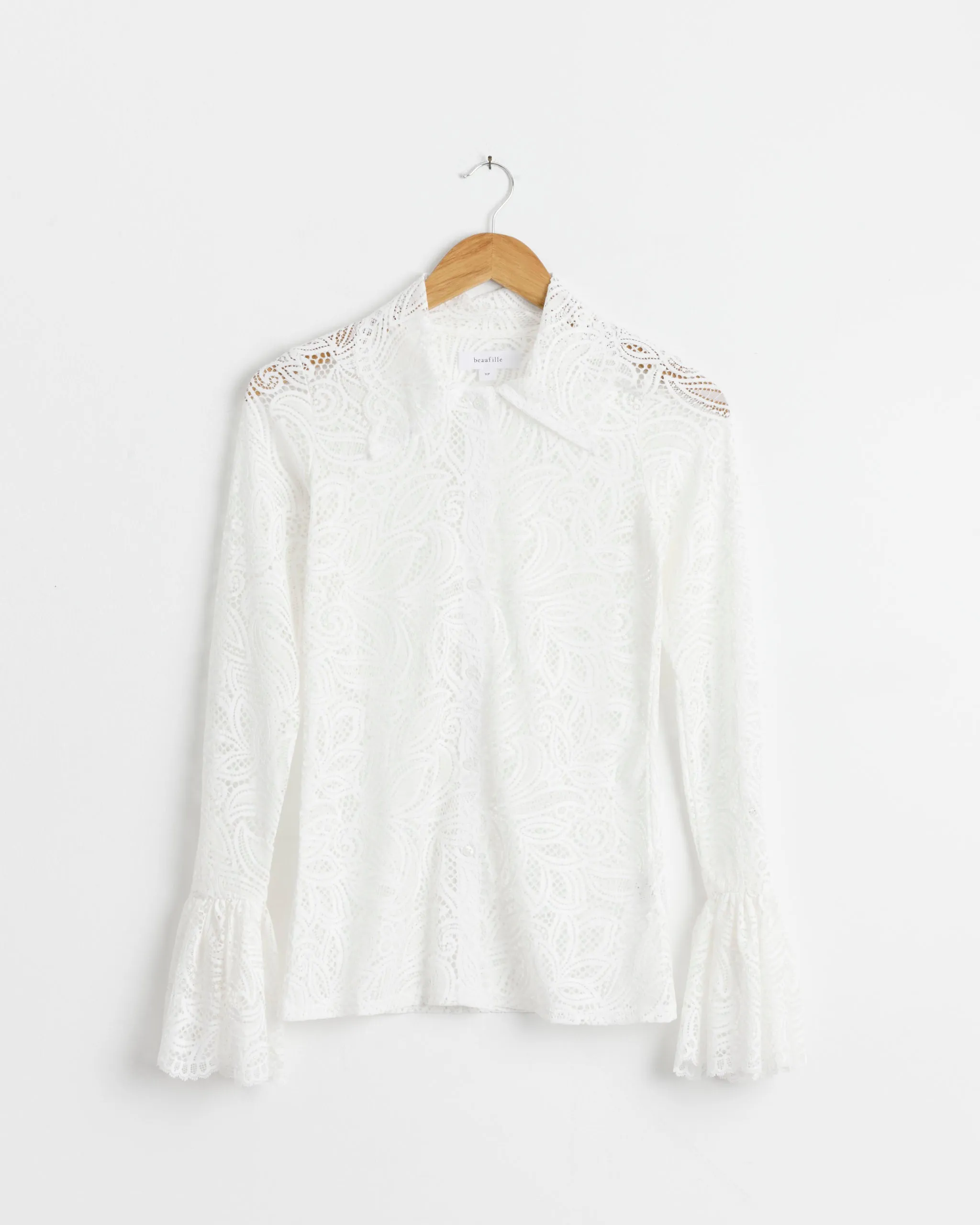 Lucienne Blouse in White sold by Mohawk General Store