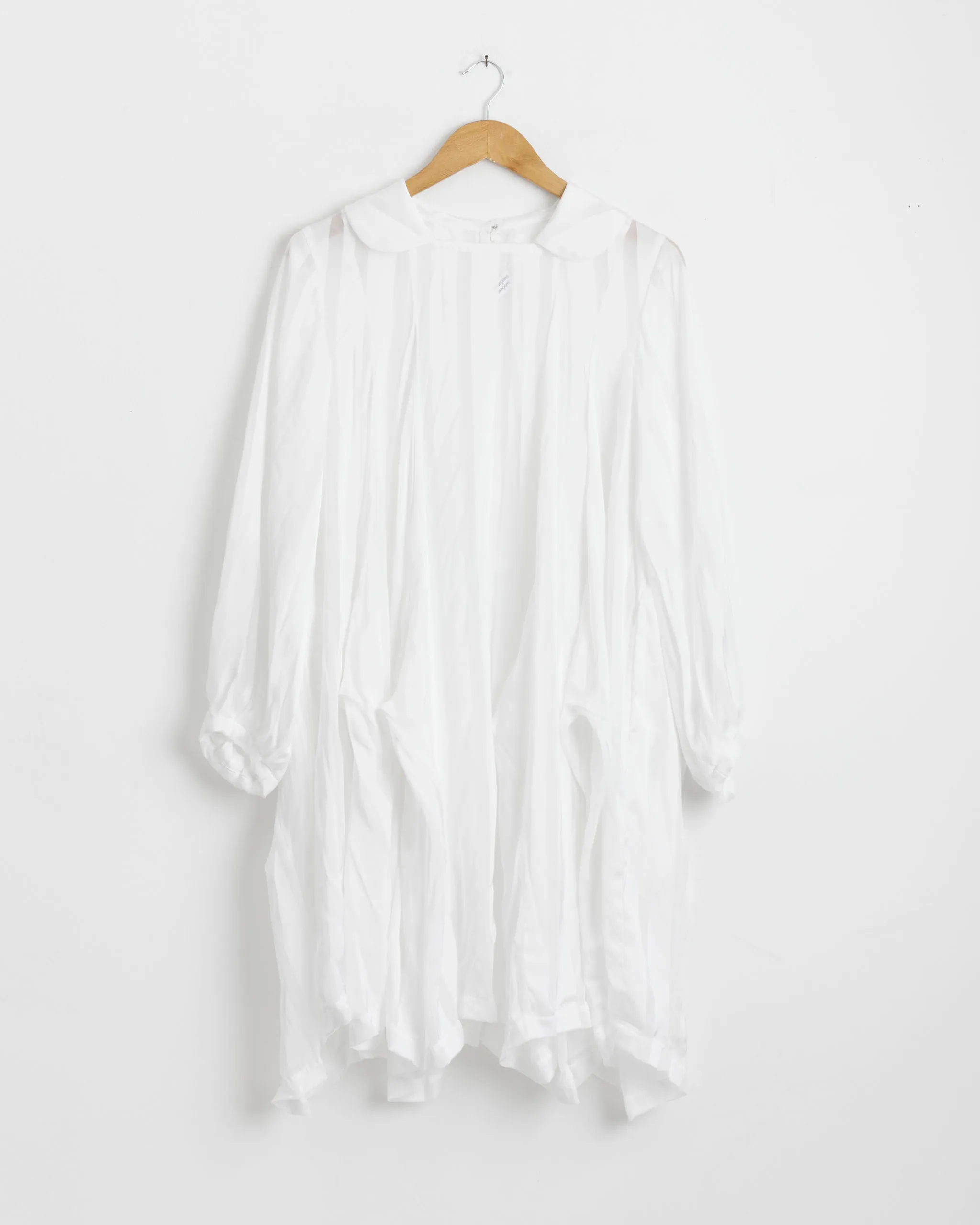 B001 Shirt Dress in White sold by Mohawk General Store