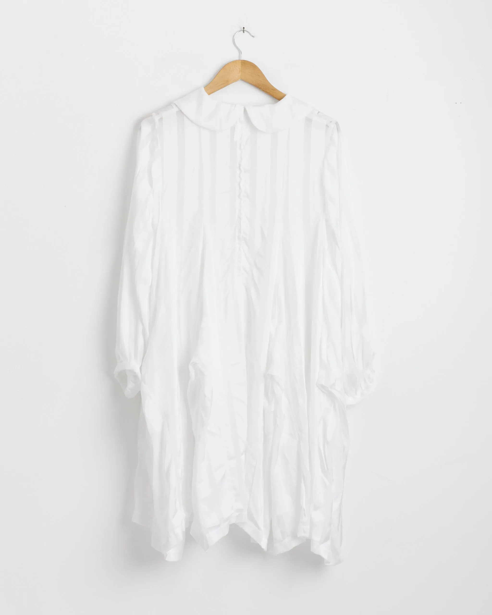 B001 Shirt Dress in White sold by Mohawk General Store product image thumbnail 3