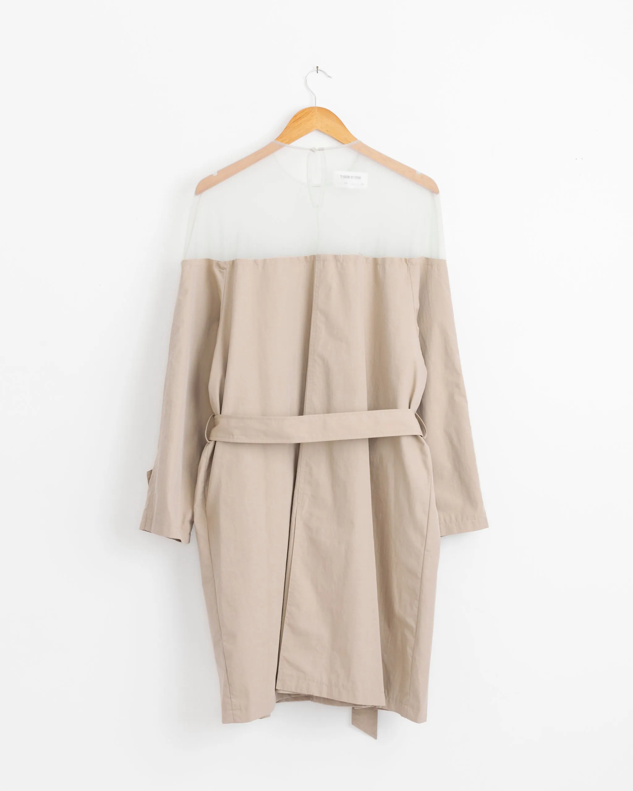 Illusion Midi Trench Dress in Beige sold by Mohawk General Store product image thumbnail 3
