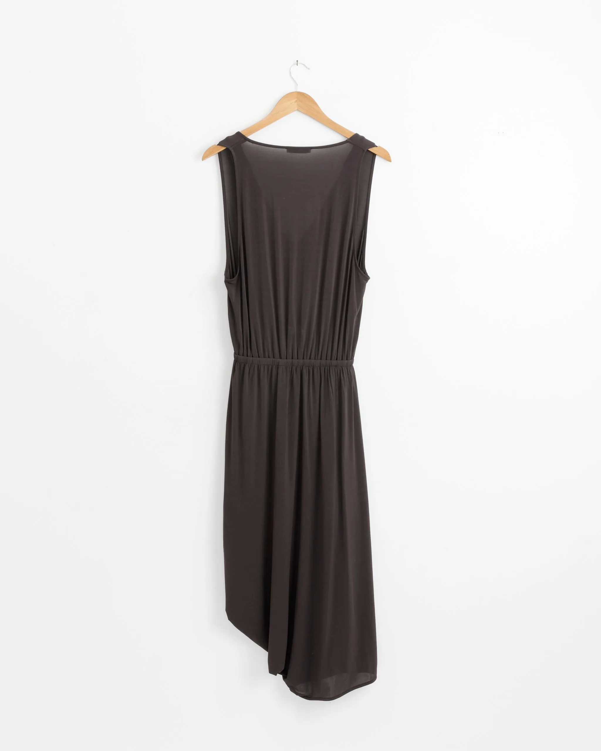 Double Layer Drape Dress in Fig sold by Mohawk General Store product image thumbnail 3
