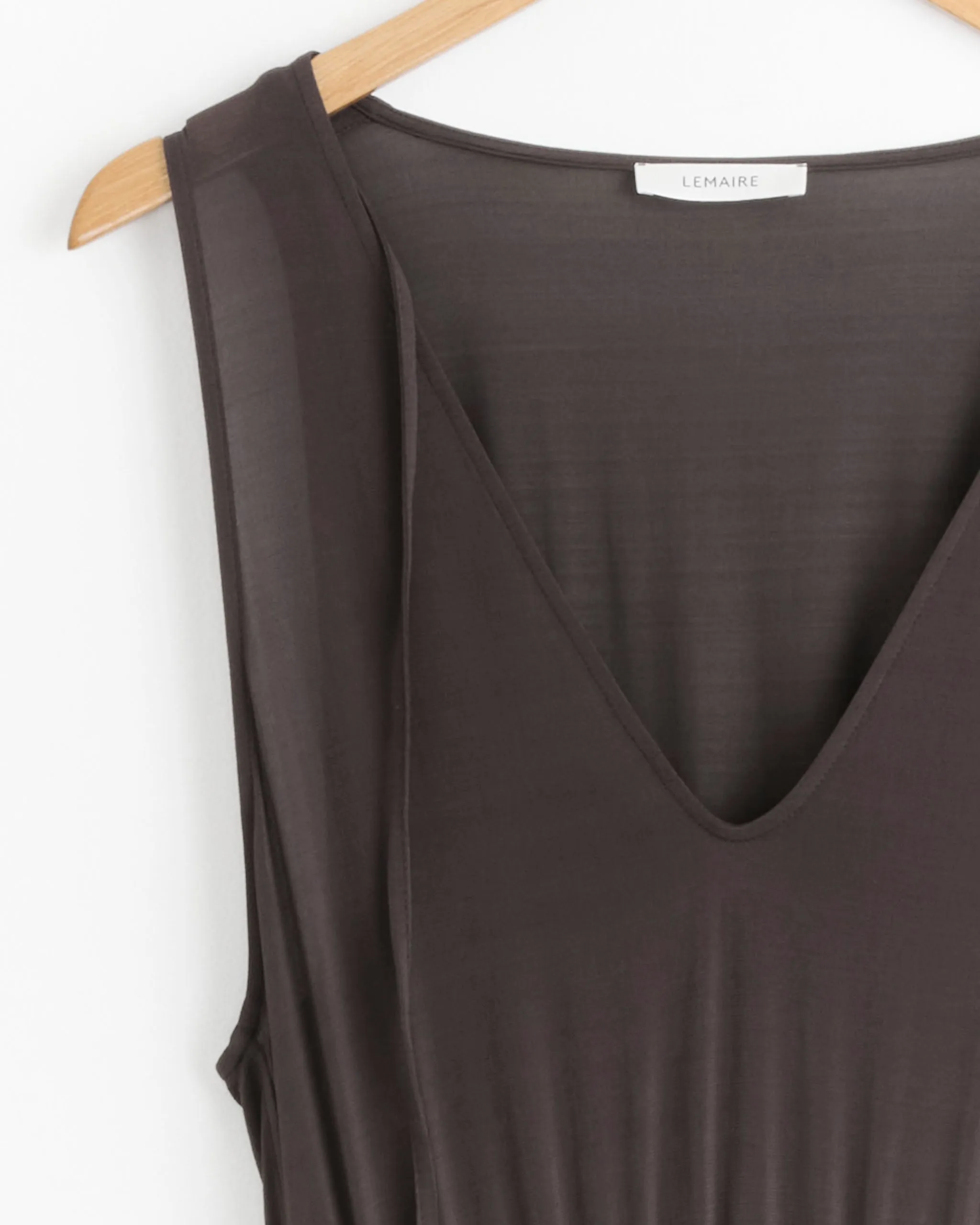 Double Layer Drape Dress in Fig sold by Mohawk General Store product image thumbnail 2