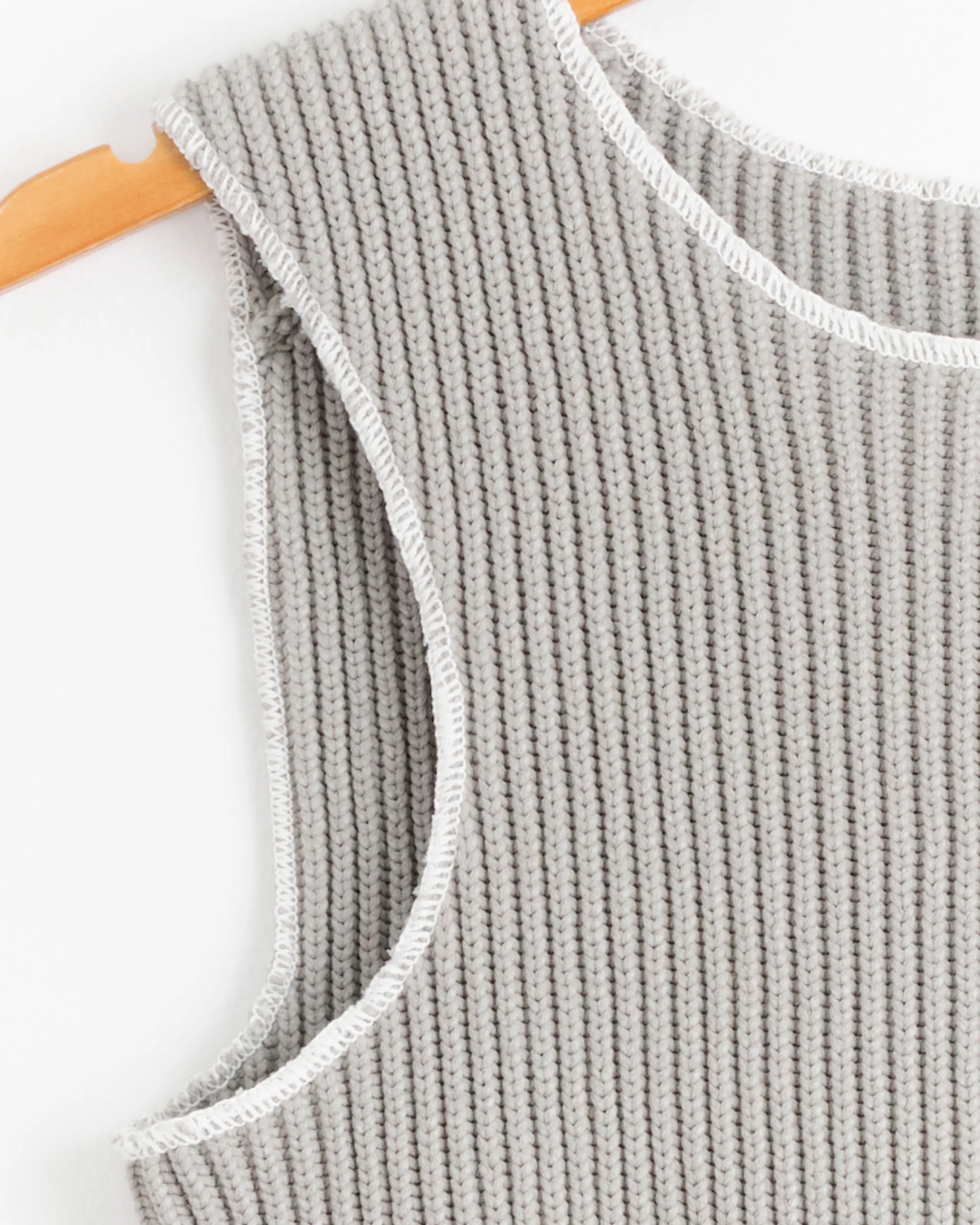 Ribbed Top in Grey sold by Mohawk General Store product image thumbnail 2