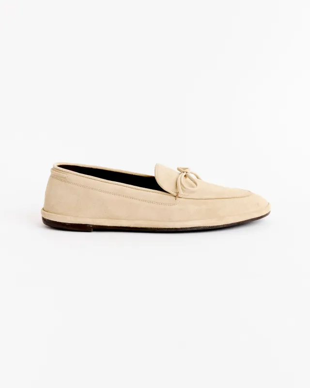 Parker Loafer in Tan Suede made by Emme Parsons