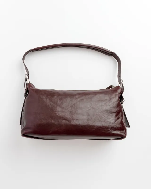 Belted Baguette Bag in Chianti made by Lemaire